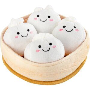 Dog Squeaky Toys, 5-Pack Interactive Dogs Toy, Stuffed Dog Chew Toys, Durable Pl